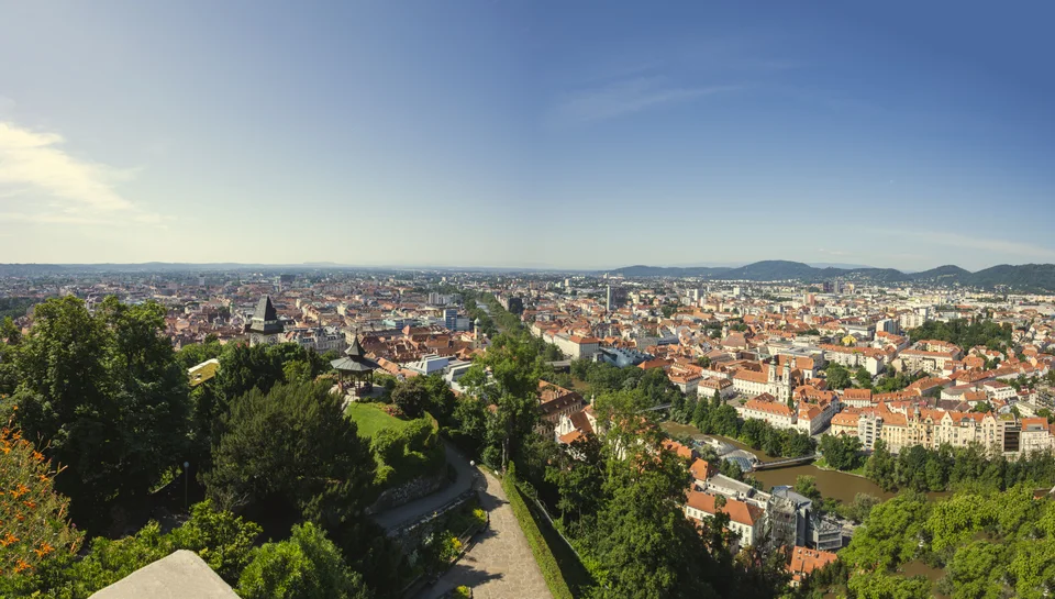 View over Graz Austria