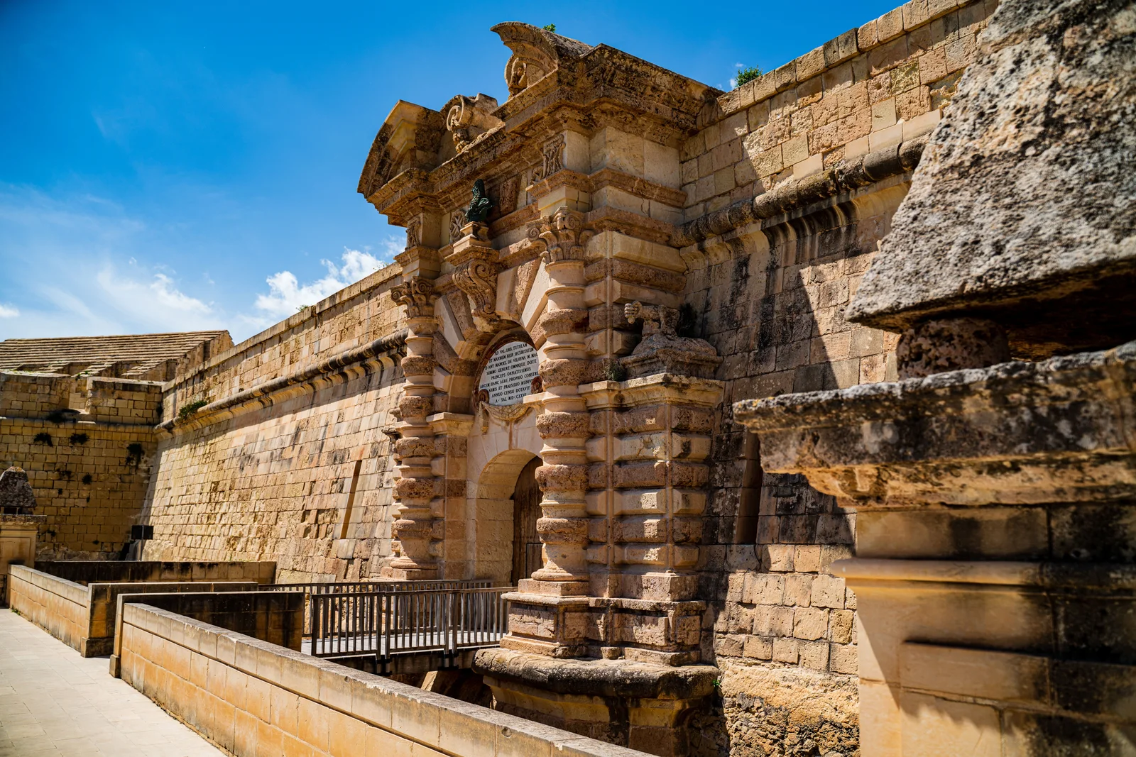 Explore ancient Maltese architecture with this stunning fortress image, perfect for historical and travel content.
